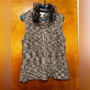 Charter Club Faux Fur vest